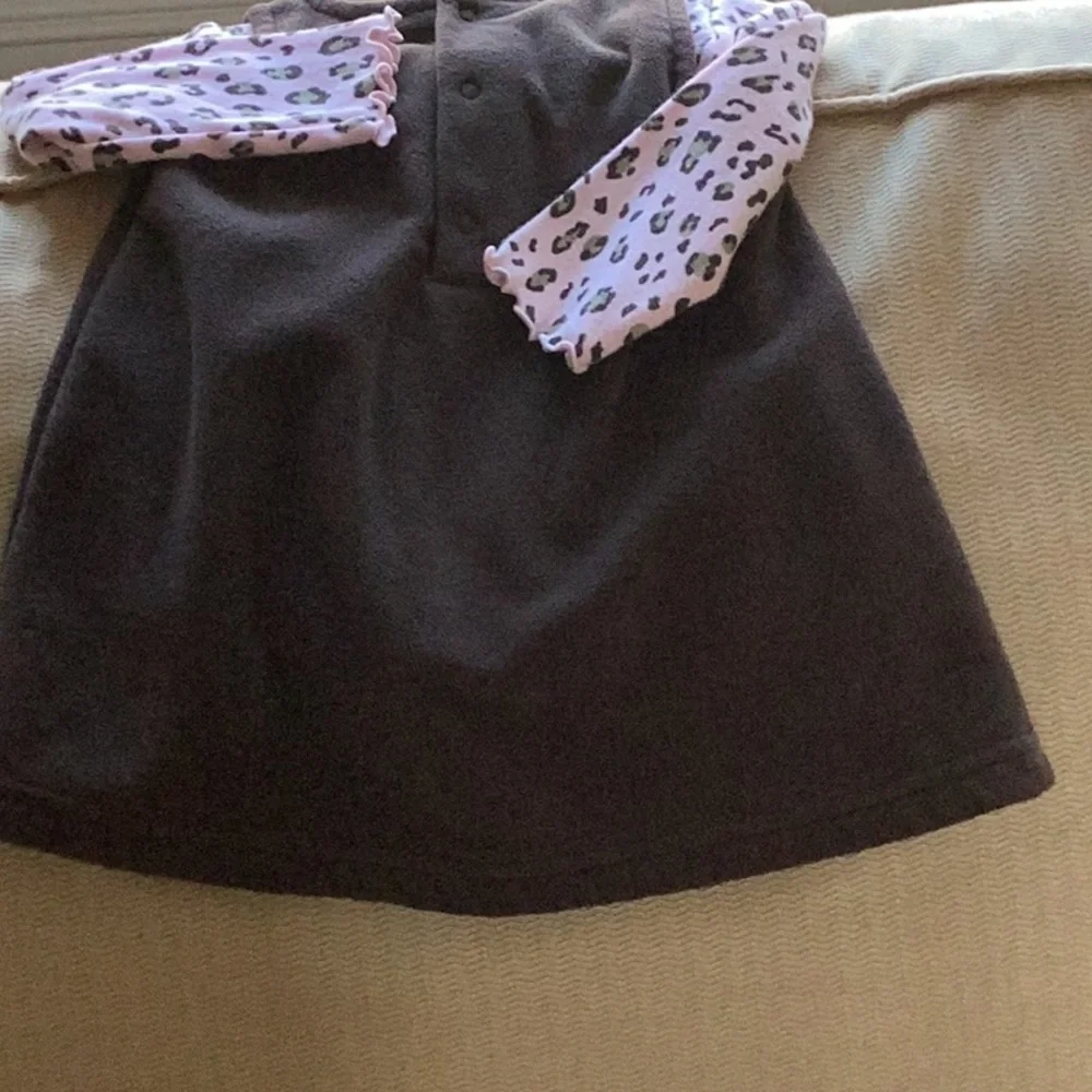Carters 6 month NWOT brown and pink 2 piece very soft jumper